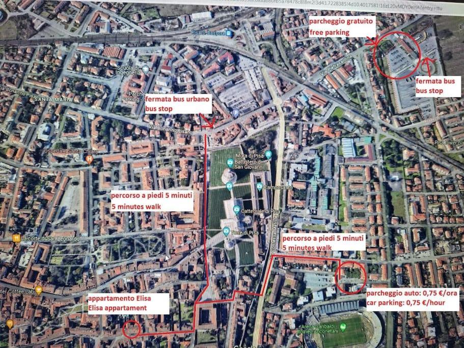 Casa Elisa Due Passi Dalla Torre Pendente * Pisa