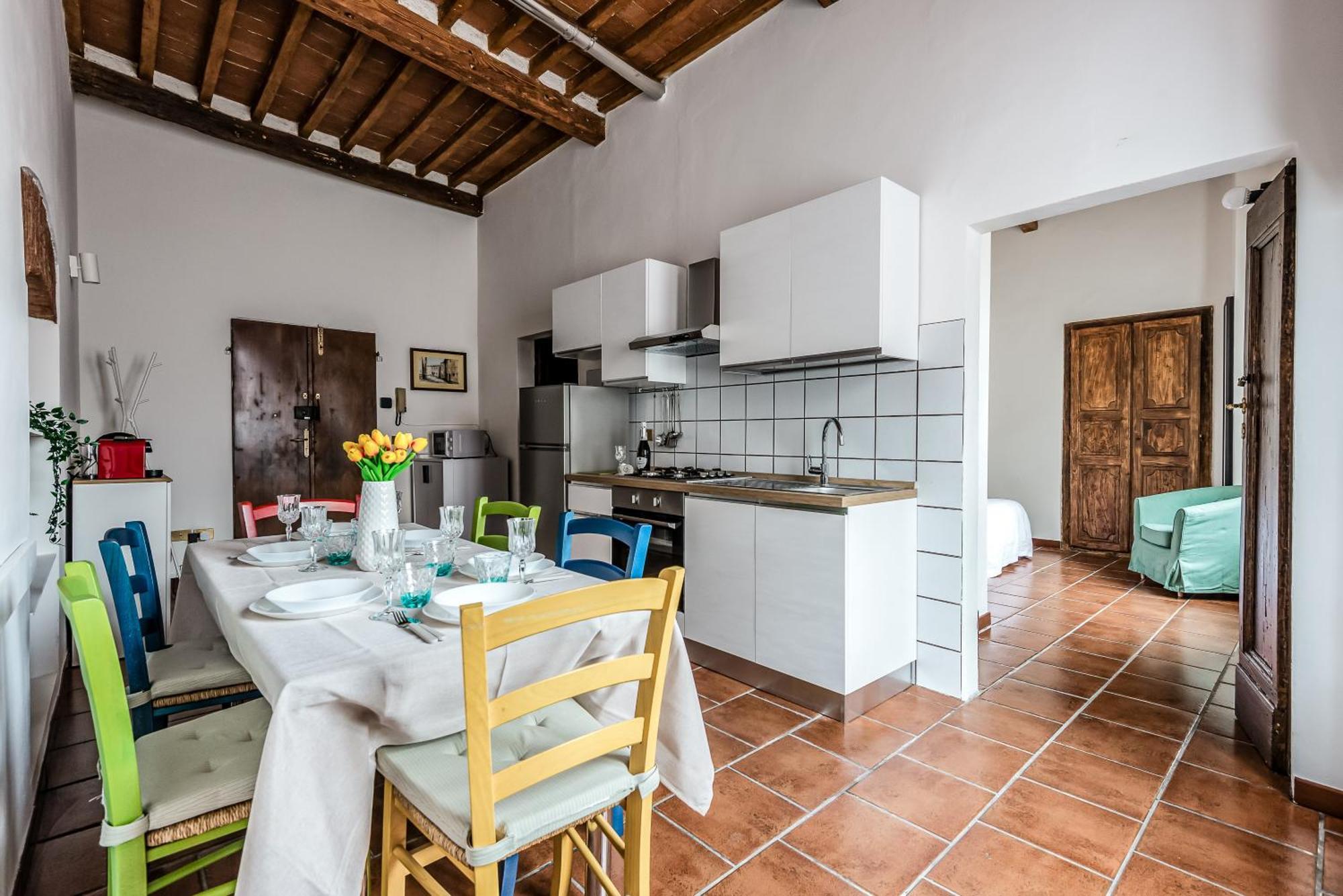 Apartment Hostly-maison L'arancio-large House Near The Tower *