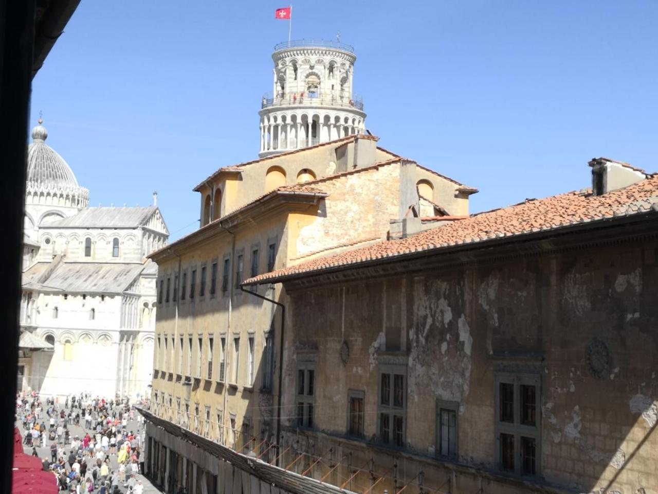 Window To The Tower Pisa
